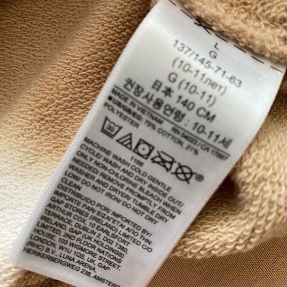 Boys Gap Kids Hoodie Tie Dye Sweatshirt Size LG (10) - Picture 4 of 4